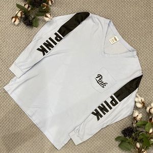 PINK brand long sleeve t-shirt, light blue, size XS